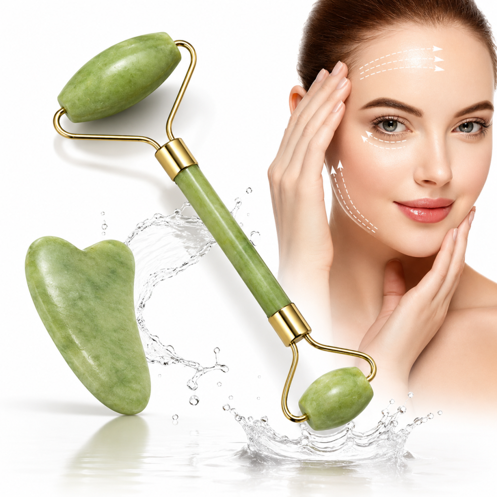 Massageador Roller pedra jade