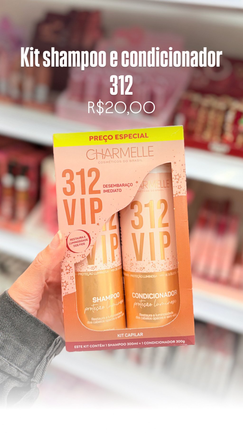 Kit shampoo e condicionador 