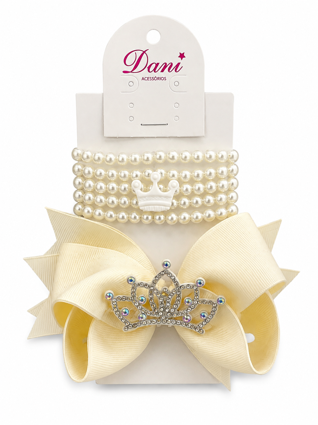 Kit pulseira e top off princesa 