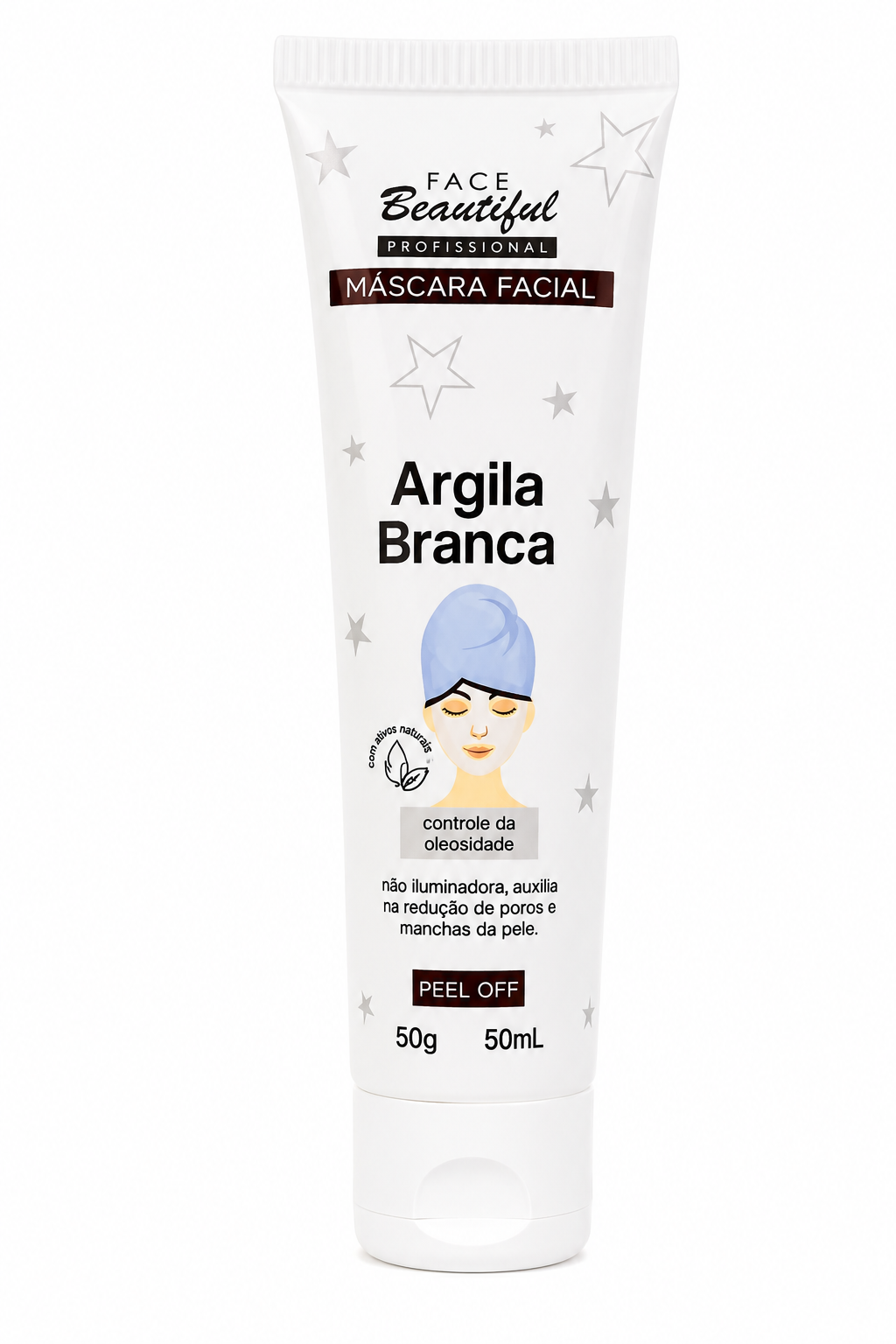 Máscara de Argila Facial Branca 