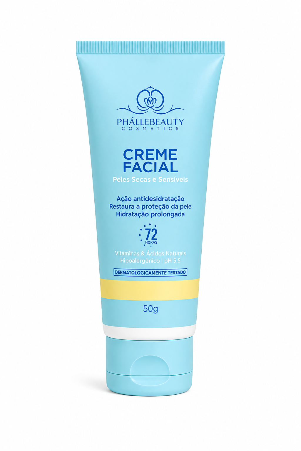 Creme Hidratante Facial peles secas e sensíveis 