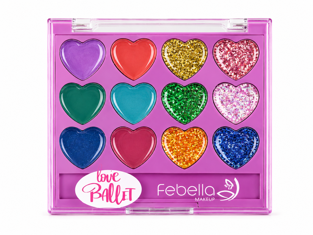 Paleta de sombra coração 