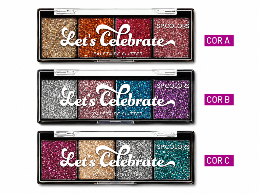 Paleta dê glitter 
