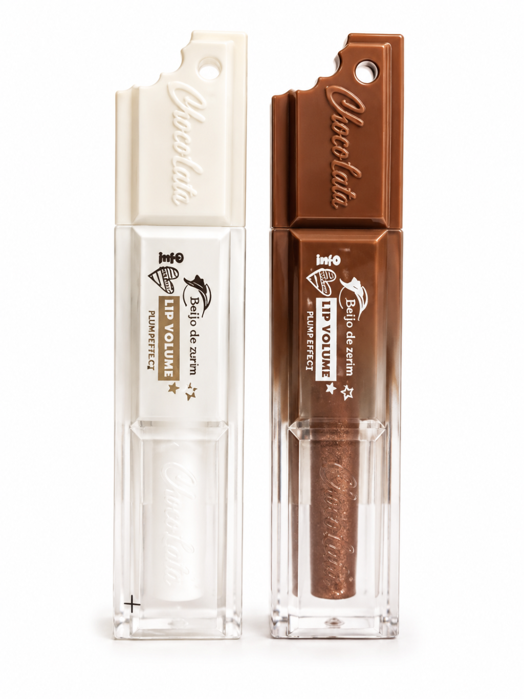 Lip volume chocolate branco ou preto