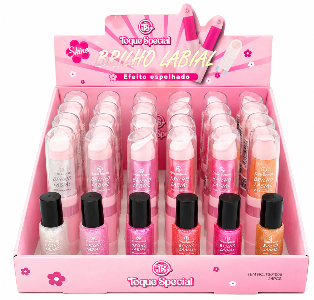 Brilho labial toque especial 