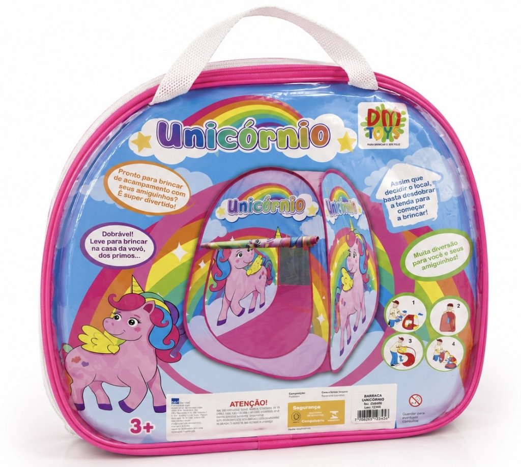 Barraca infantil unicórnio 91x72cm