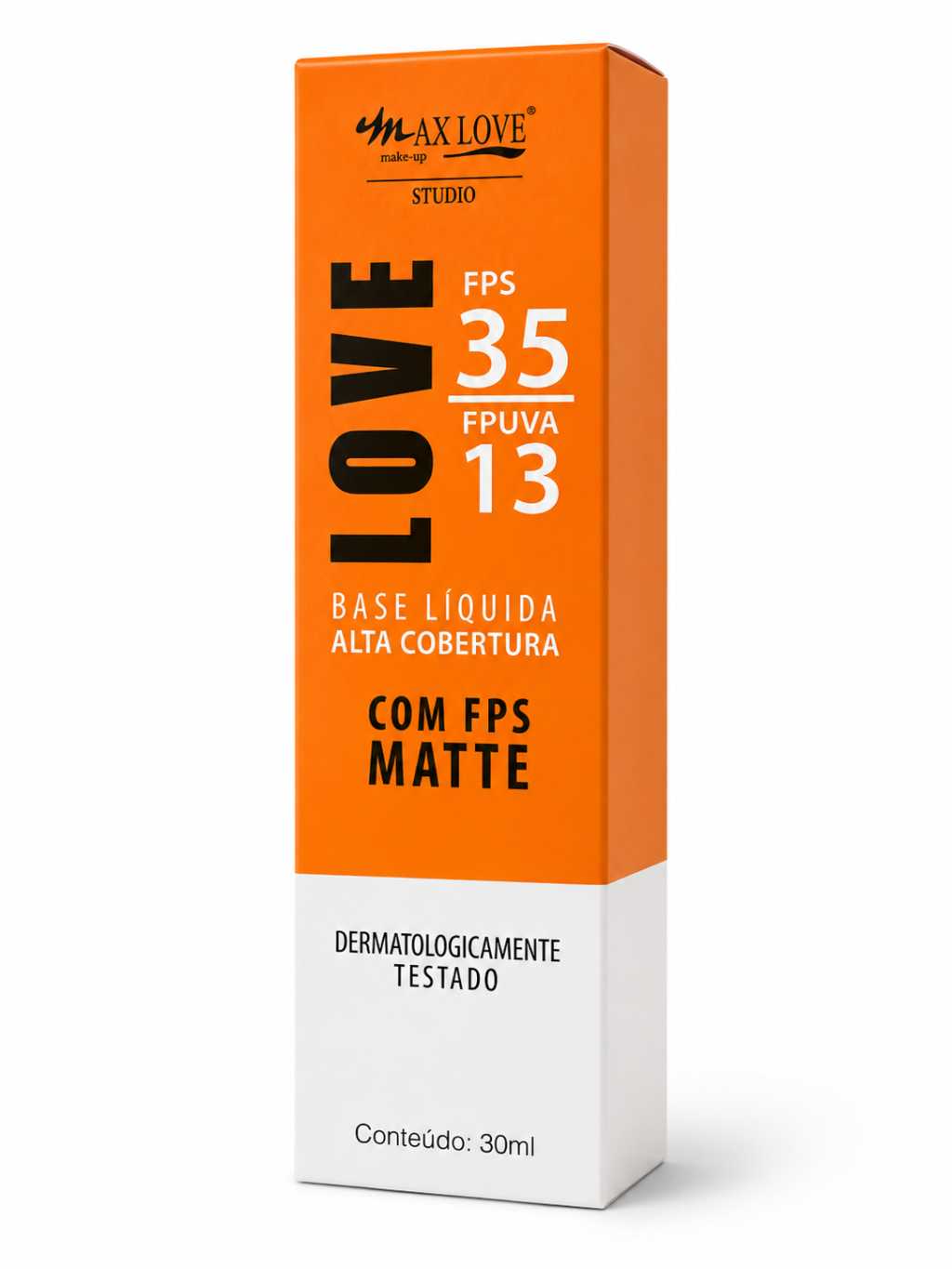 Base líquida alta cobertura com FPS Matte 