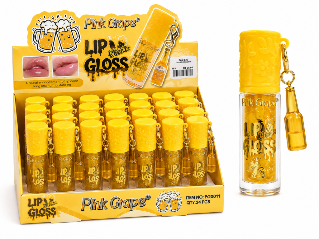 Gloss chaveiro pink grape