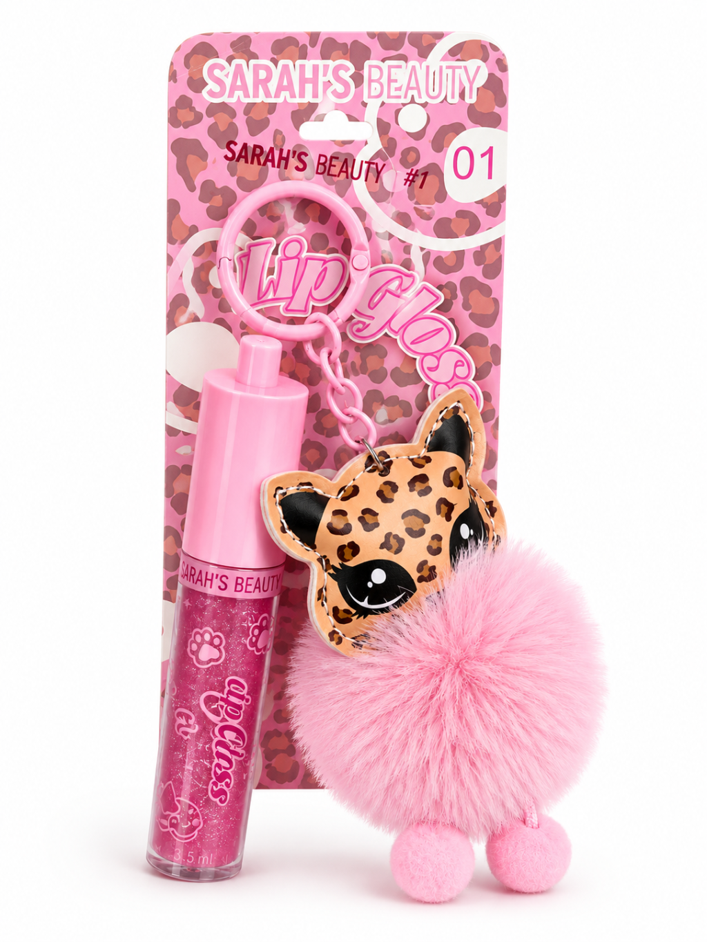 Kit Lip gloss chaveiro bichinhos 