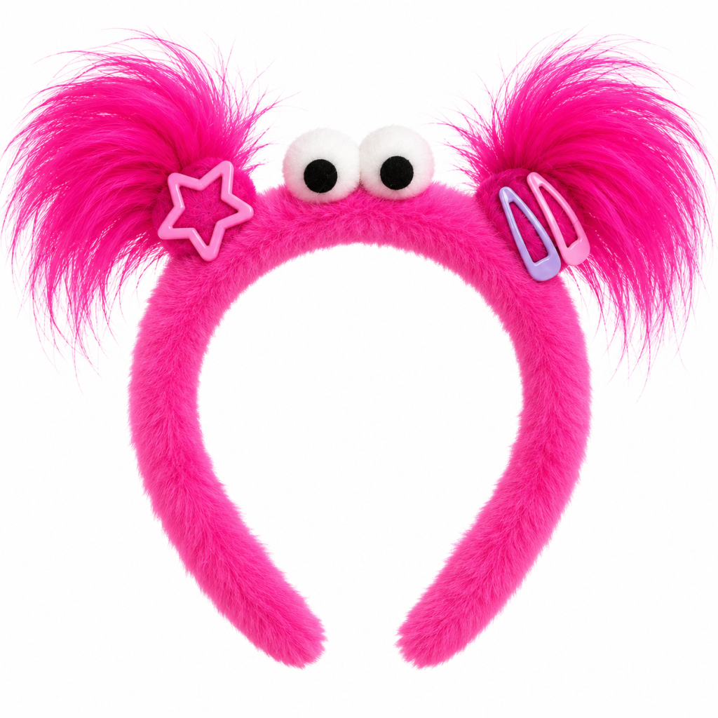 Tiara maluca rosa