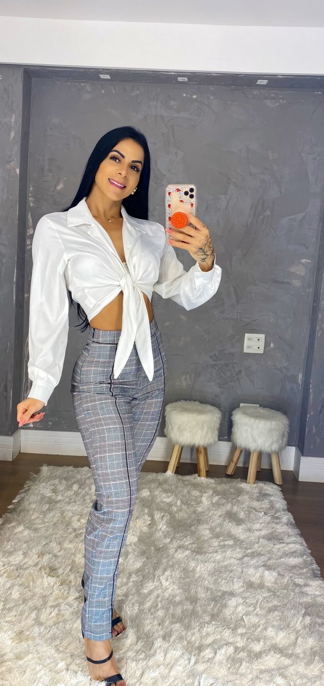 Blusa amarração 