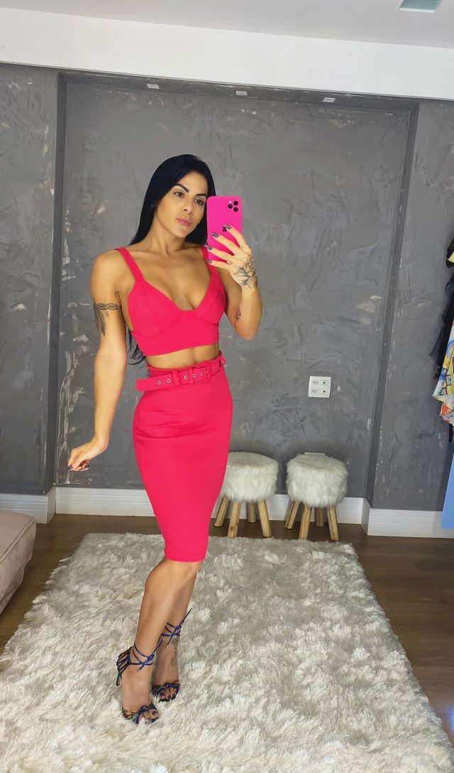 Conjunto saia mide neoprene
