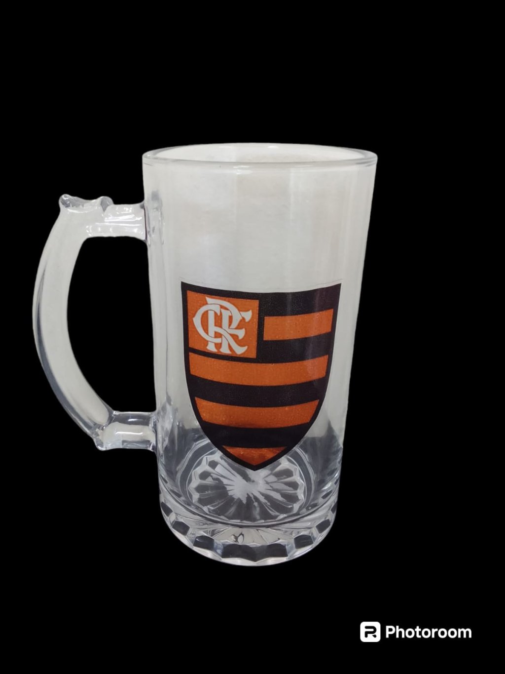 CANECA DE VIDRO 480ML FLAMENGO REF 1844