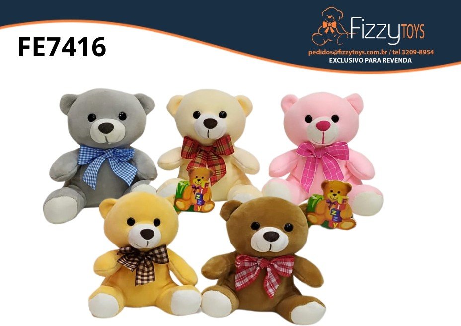 FE7416 PELUCIA URSO 15CM 