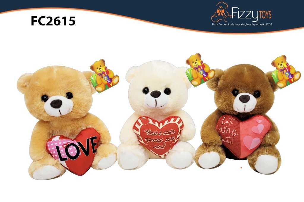 FEC2615 PELUCIA URSO 18CM 