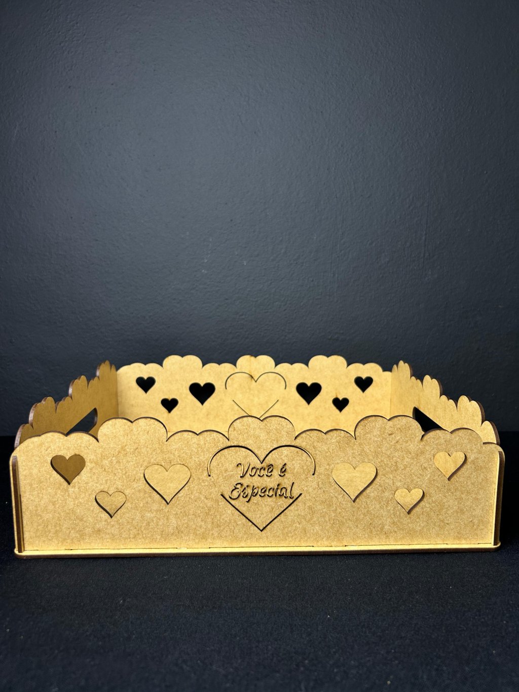 MDF BANDEJA LASR VOCE ESPECIAL REF 2925 TAMANHO 30X25X8,5