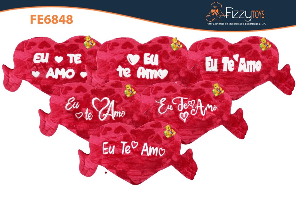 PELUCIA CORAÇÃO EU TE AMO