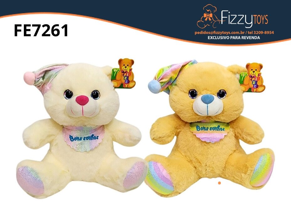FE7261 PELUCIA URSO 25 CM