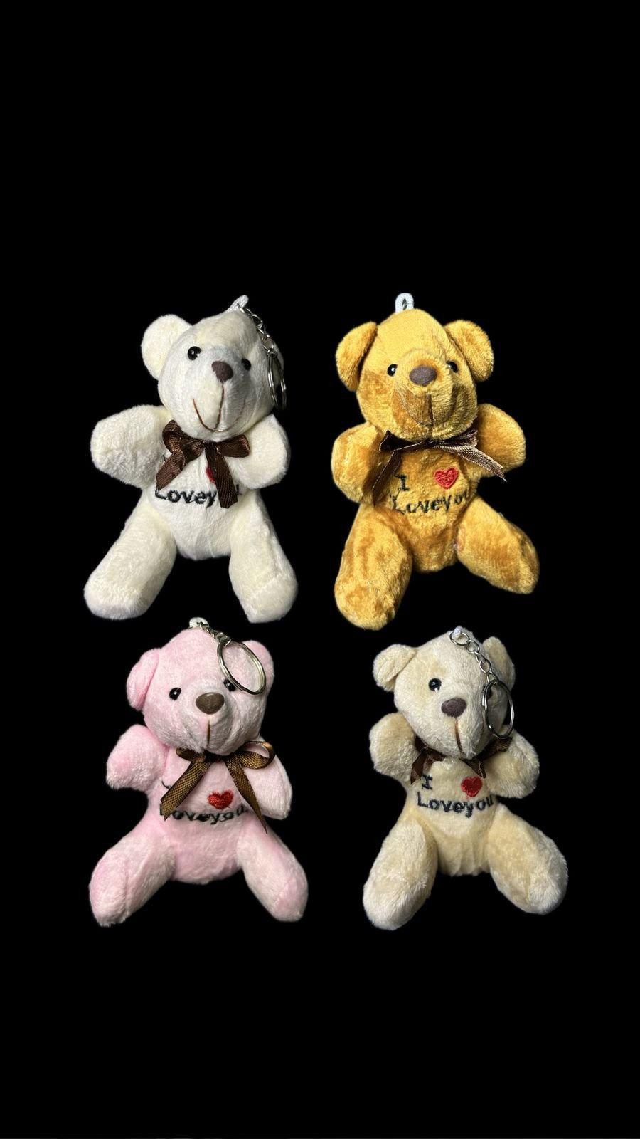 CHAVEIRO URSO I LOVE YOU REF 2567 C/12 VARIADOS 