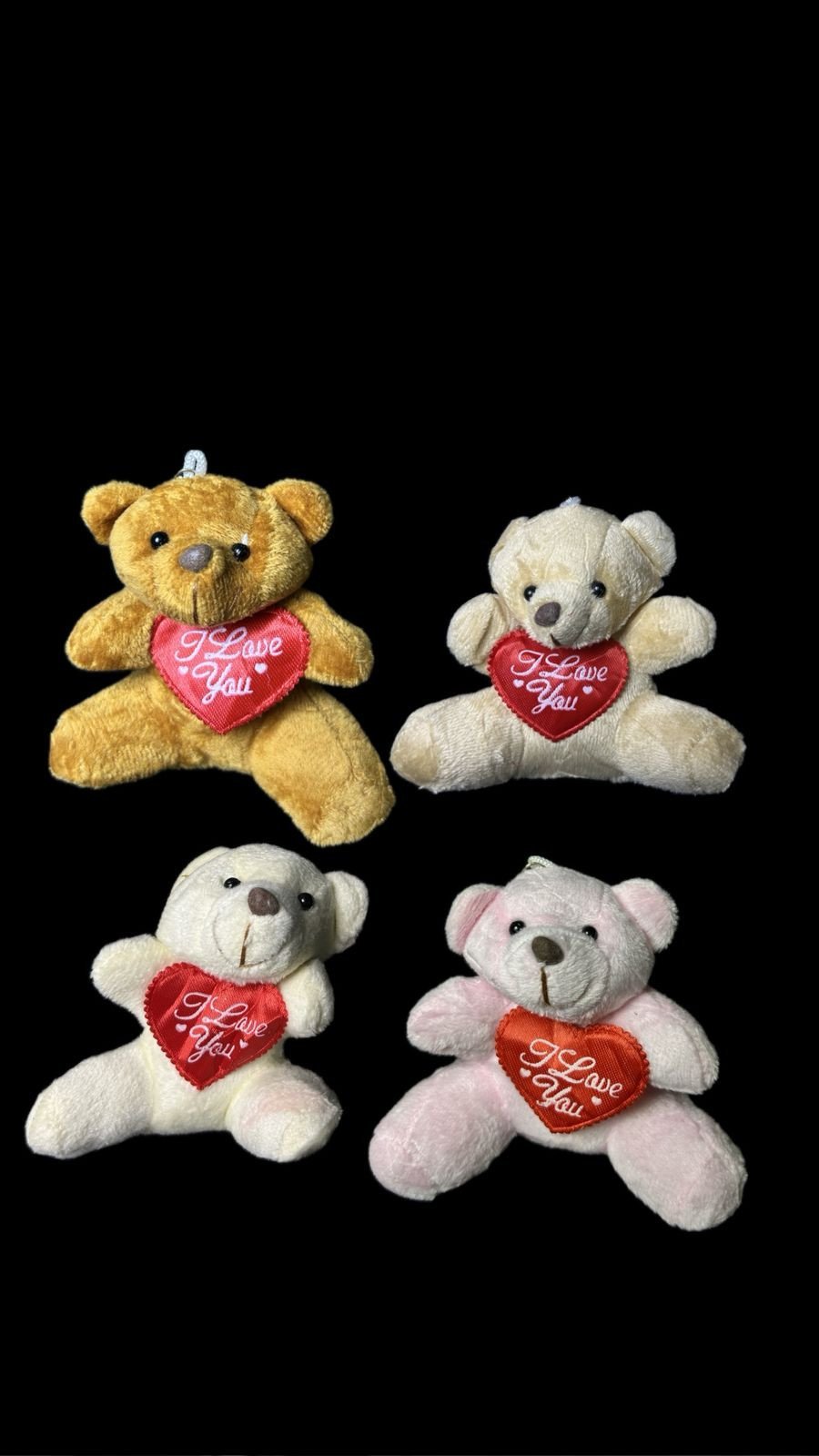 CHAVEIRO URSO CORAÇÃO I LOVE YOU REF 2567 C/12 VARIADOS