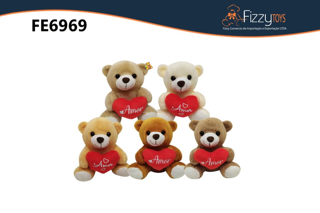 FE6969 PELUCIA URSO 13CM