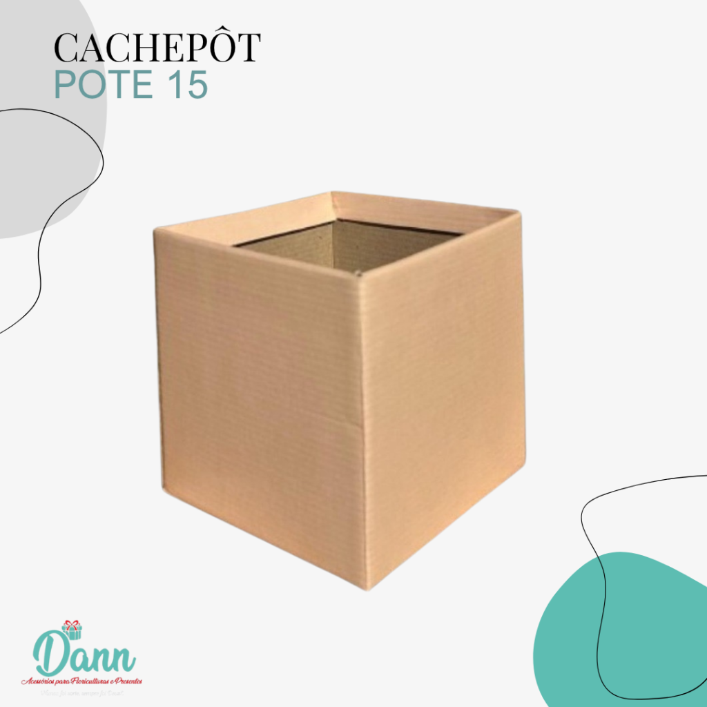 CACHEPO PAPER POTE 15 NUDE QUAD COM C/10 REF 2965