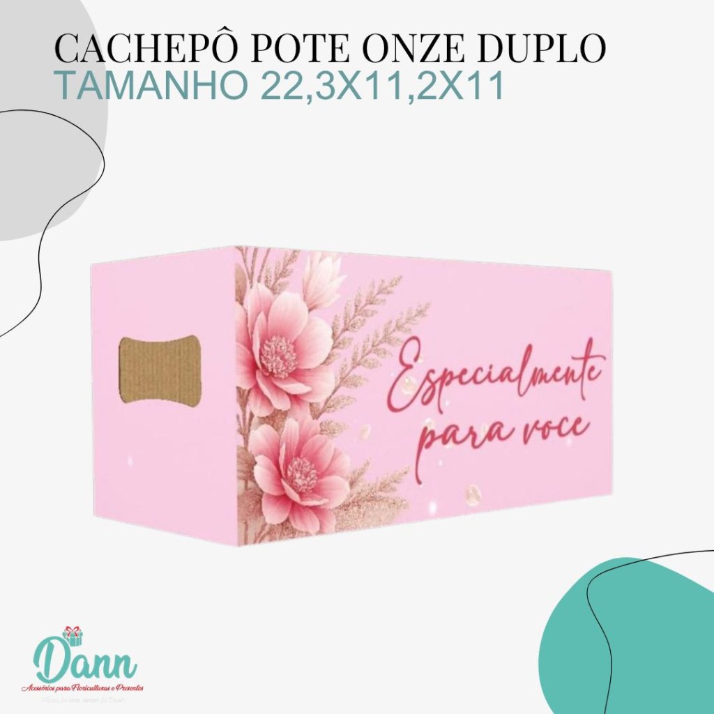 CACHEPO PAPER POTE 11 DUPLO C/1 UNIDADE BIA REF 2958