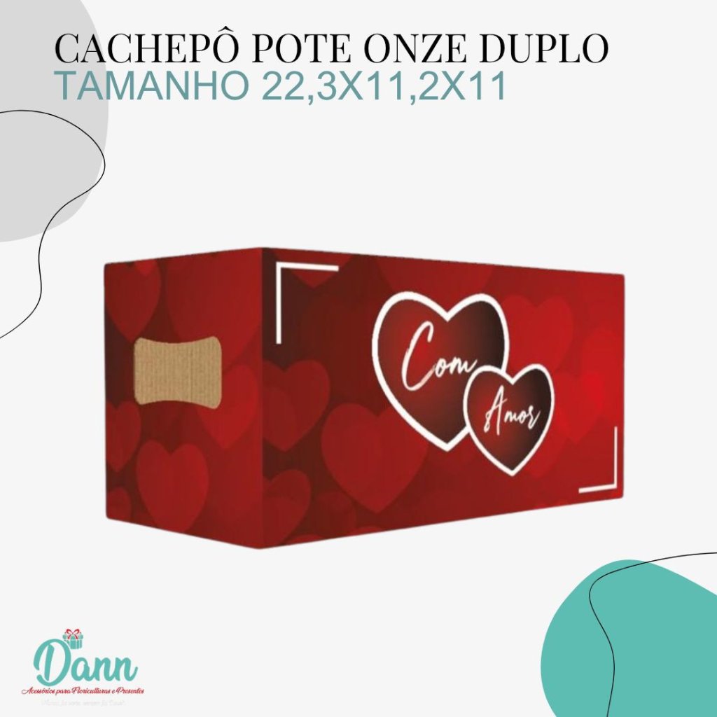 CACHEPO PAPER POTE 11 DUPLO C/1 UNIDADE LORENA  REF 2954