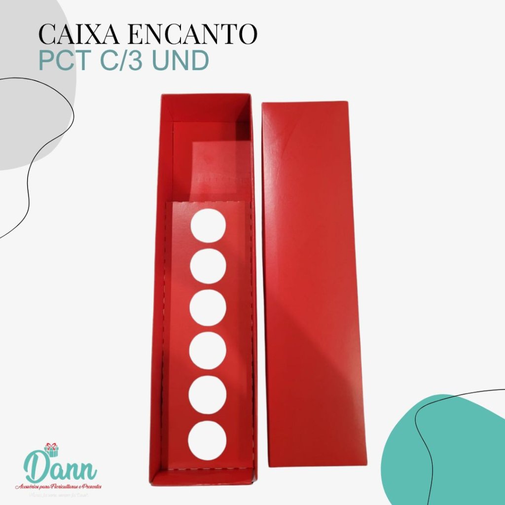 CAIXA PAPER ENCANTO VERMELHO REF 2526