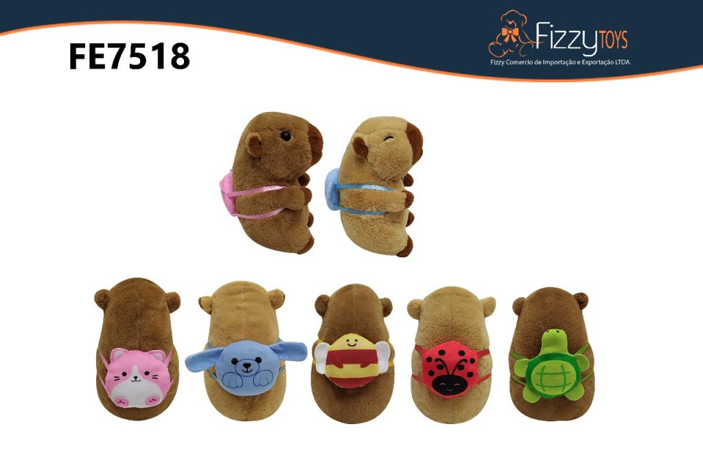 FE7518 PELUCIA CAPIVARA 20CM