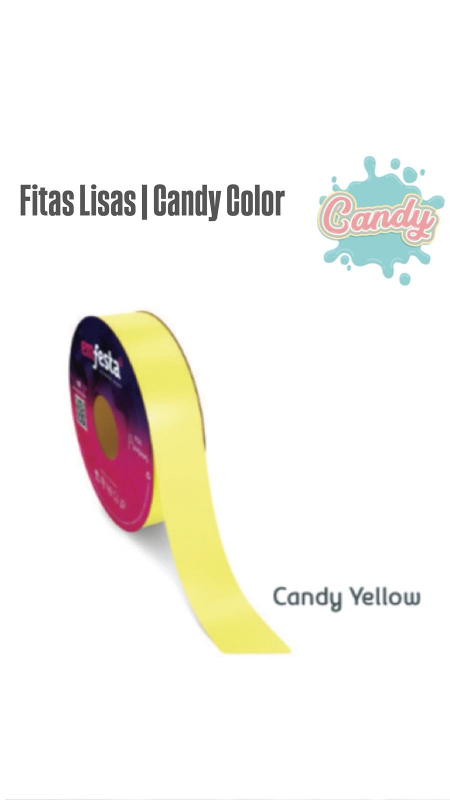 FITA LISA 30MM X 100MTS CANDY YELLOW REF 3400