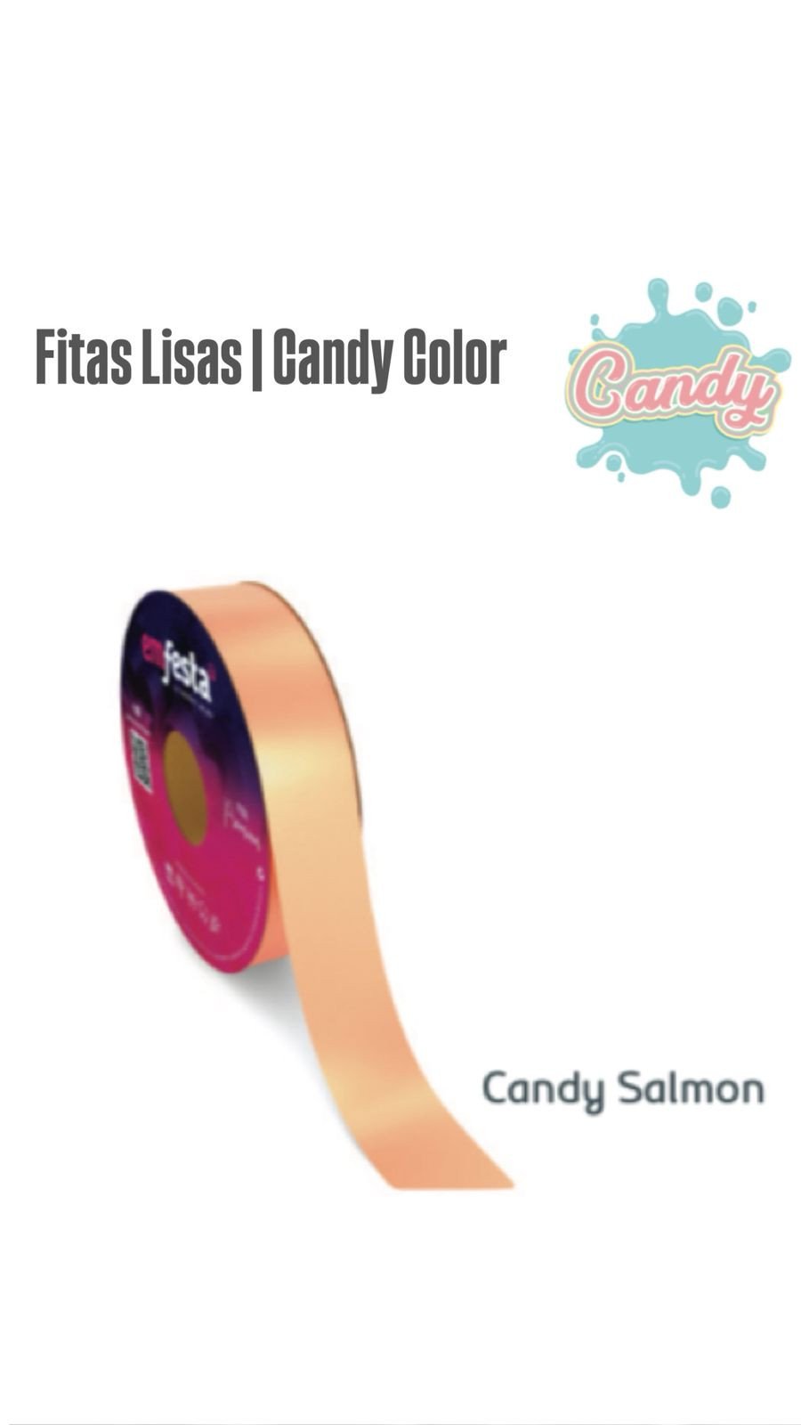 FITA LISA 30MM X 100MTS CANDY SALMON REF 3402
