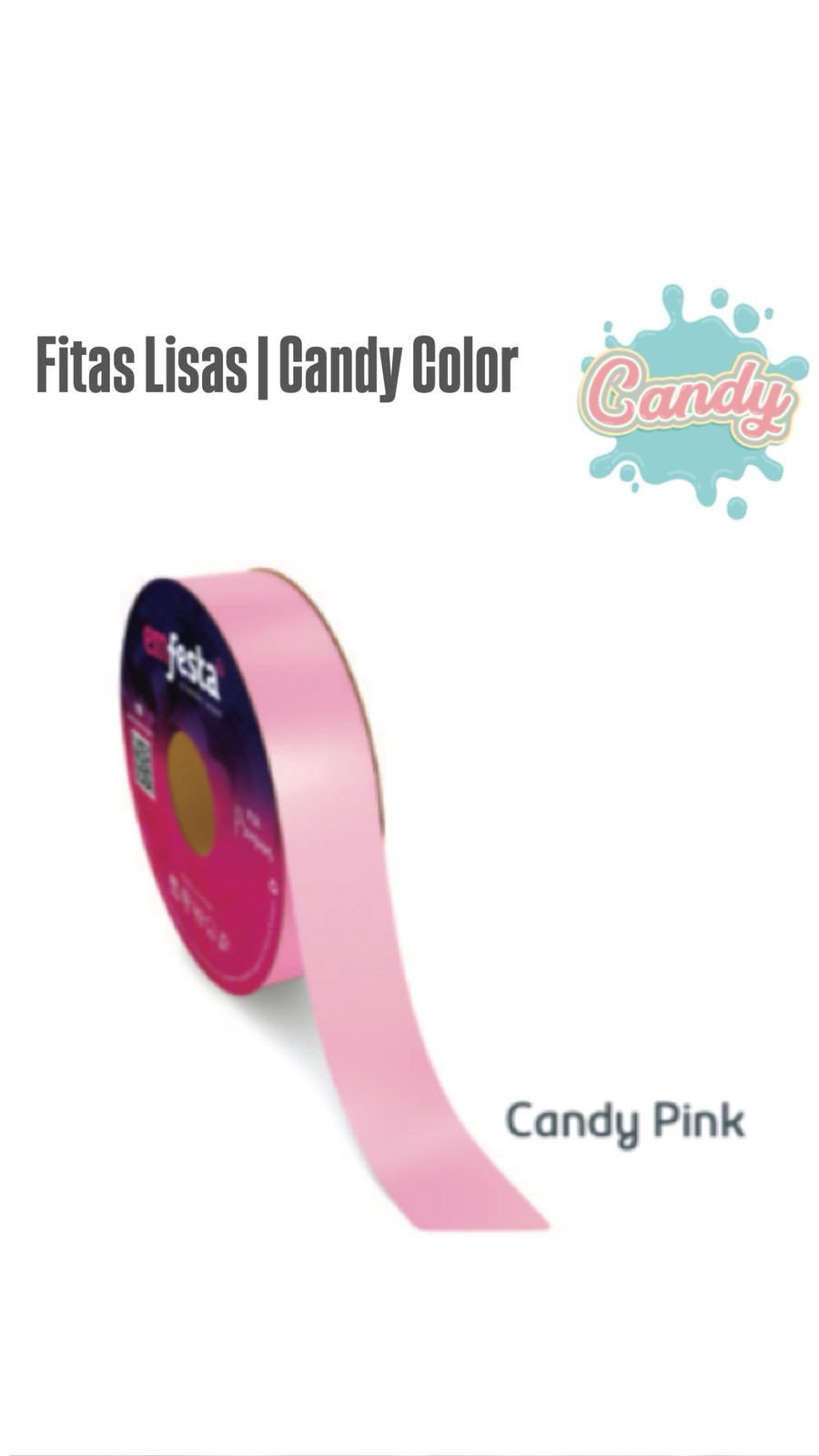 FITA LISA 30MM X 100MTS CANDY PINK REF 3398