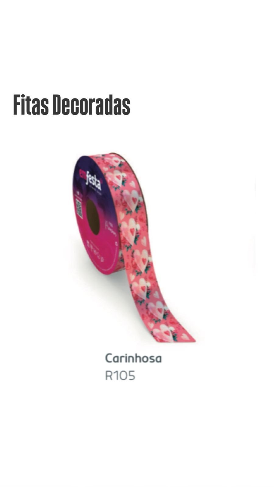 FITA DEC 30MMX100MTS R105 CARINHOSA REF 3405