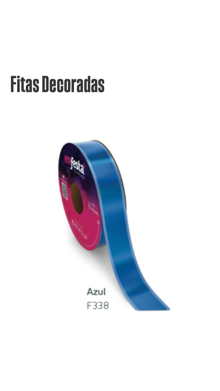 FITA DEC 30MMX100MTS F338 AZUL REF 3373