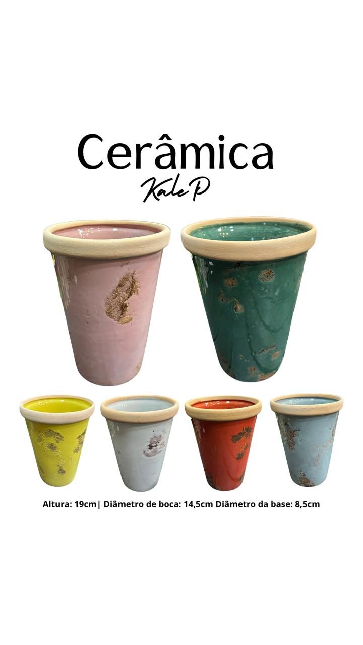 CACHEPO CERAMICA KALE PEQUENO 856 REF 3349