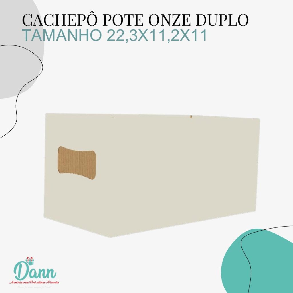 CACHEPO PAPER DUPLO POTE 11 DAN OFFWHITE REF 3323