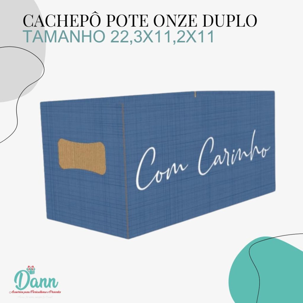 CACHEPO PAPER DUPLO POTE 11 LUCAS BLUE REF 3324