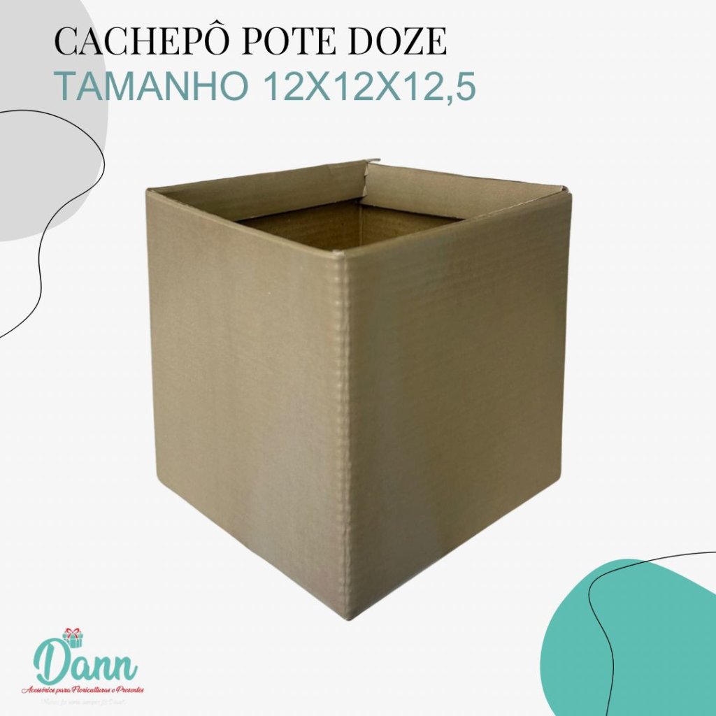 CACHEPO PAPER POTE 12 AREIA  QUAD C/10 REF 2129
