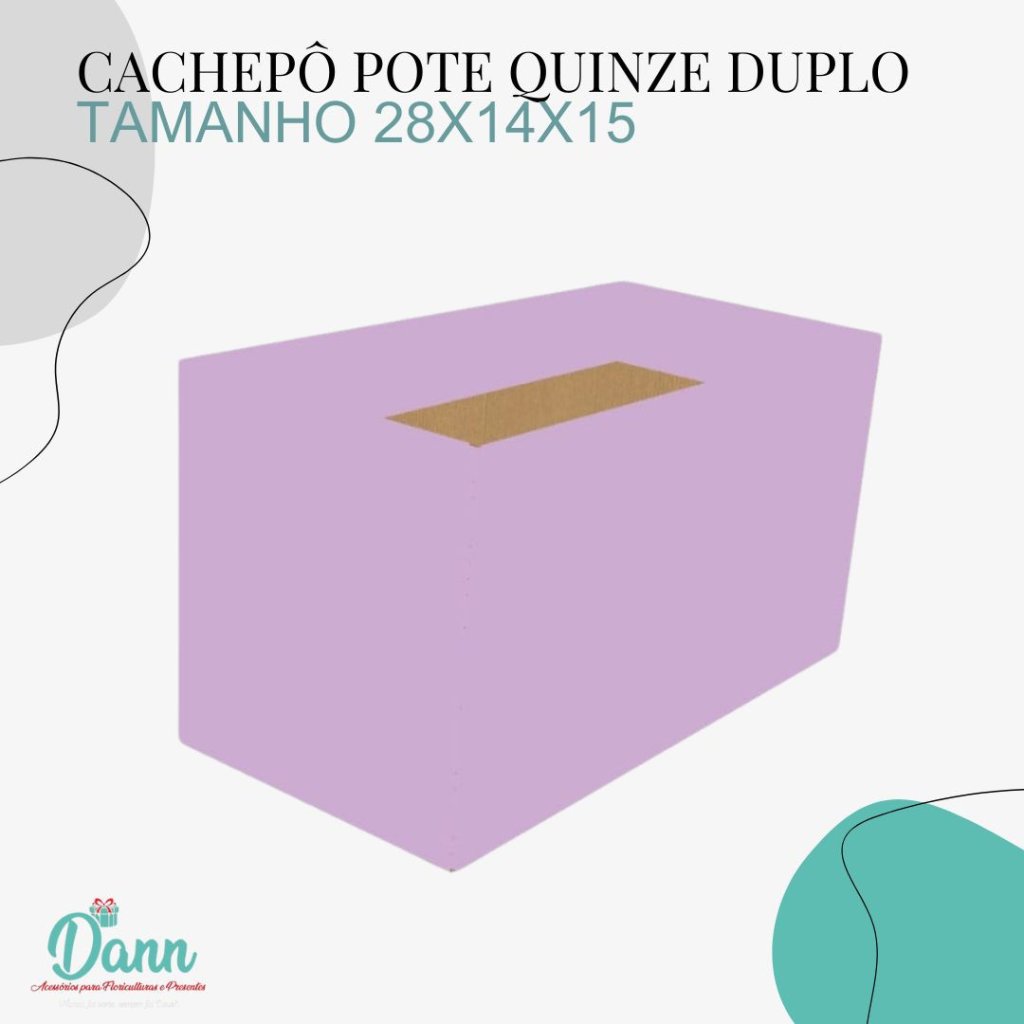 CACHEPO PAPER DUPLO POTE 15 LAVANDA REF 3557