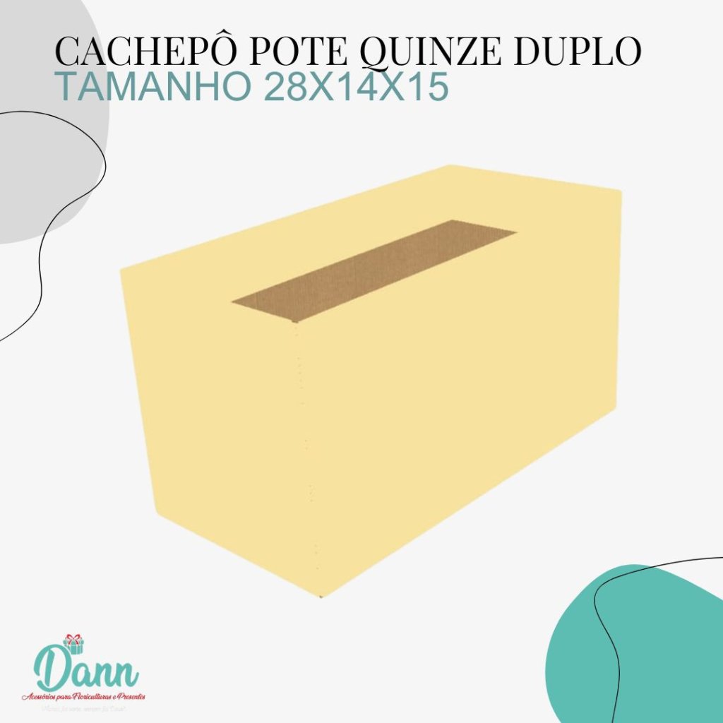CACHEPO PAPER DUPLO POTE 15 YELLOW PASTEL REF 3556