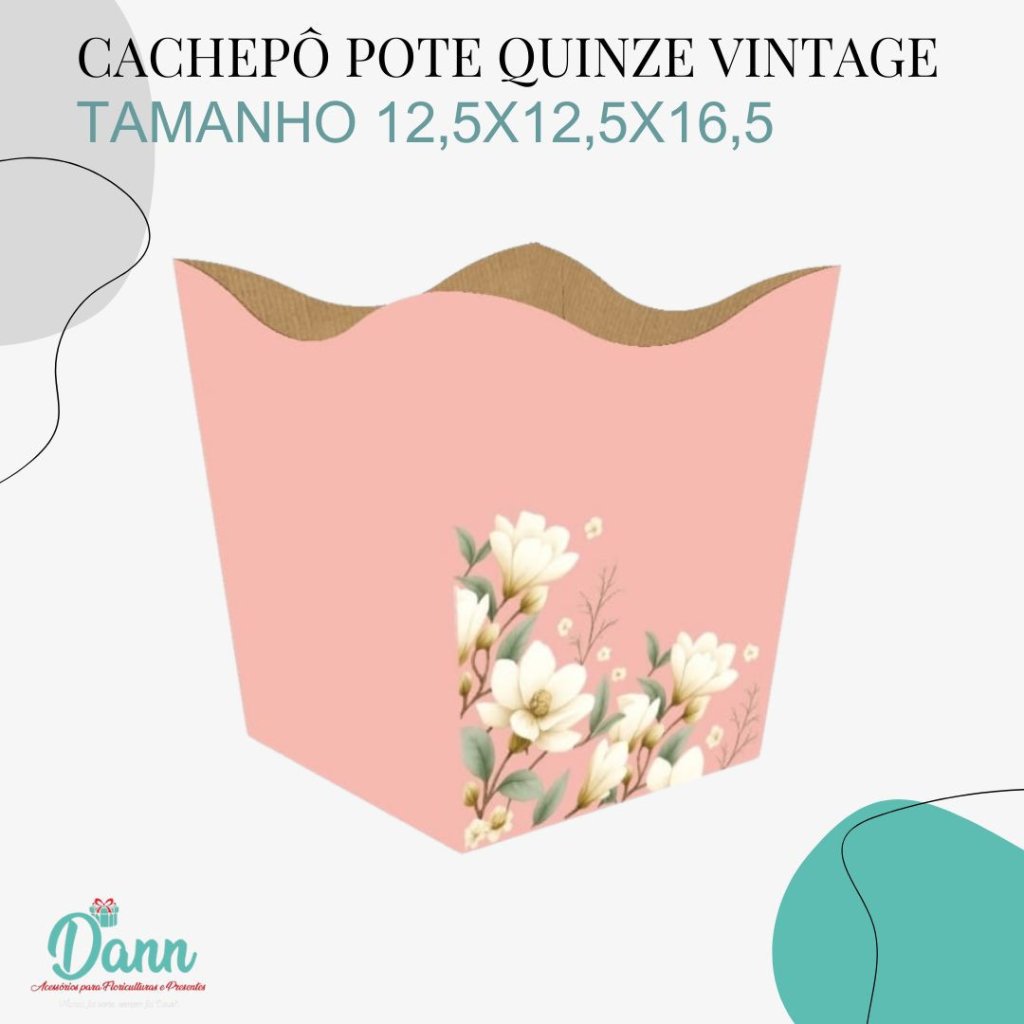 CACHEPO PAPER VINTAGE POTE 15 MANU C/10 REF 3566