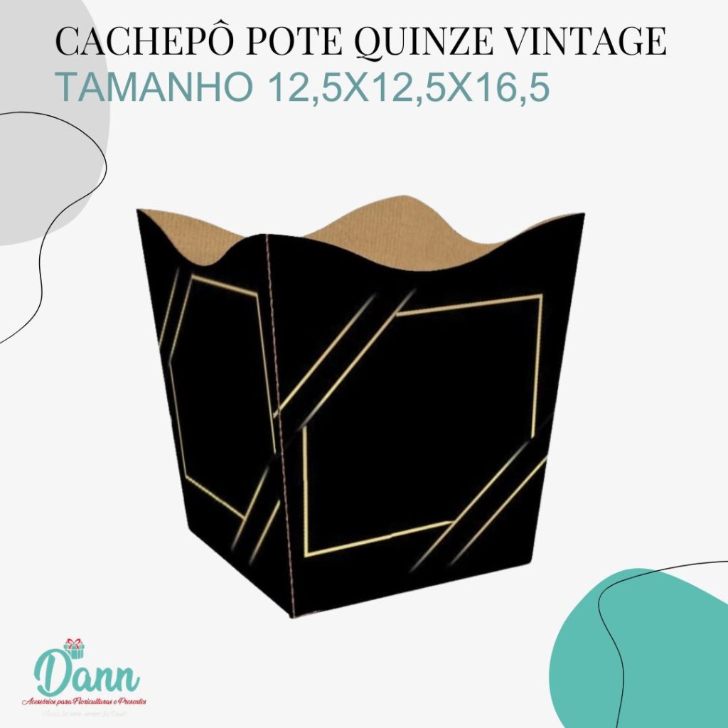 CACHEPO PAPER VINTAGE POTE 15 DANILO PRETO C/10  REF 3575