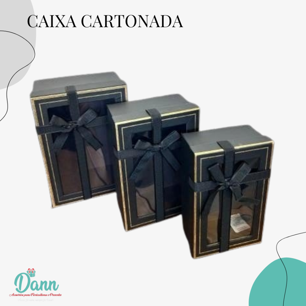 BOX RETANGULAR KIT C/3  VISOR PRETO REF 3544