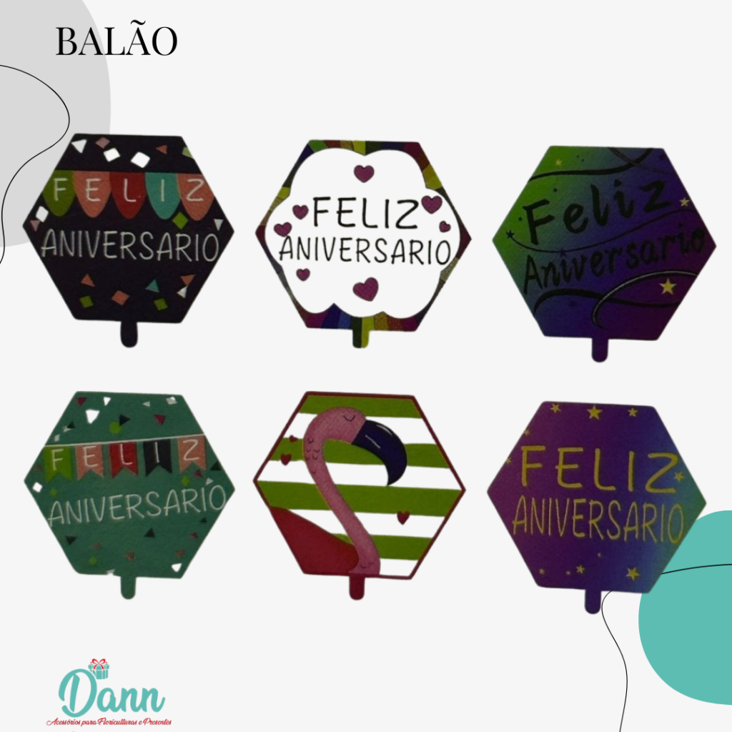 BALAO METALIZADO FELIZ ANIRVERSARIO 56CM 4210 REF 2776