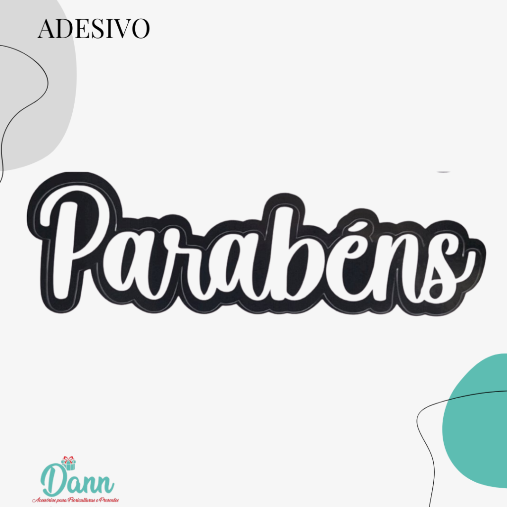 ADESIVO PARABENS