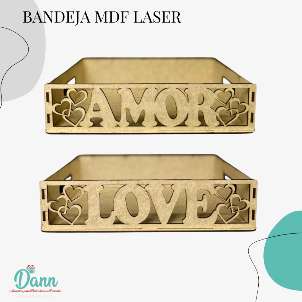 MDF BANDEJA LASR 25X18X6 REF 2926