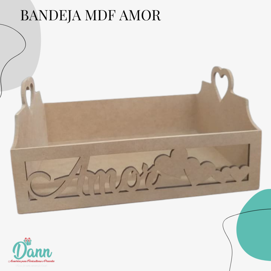 MDF BANDEJA AMOR REF 2018