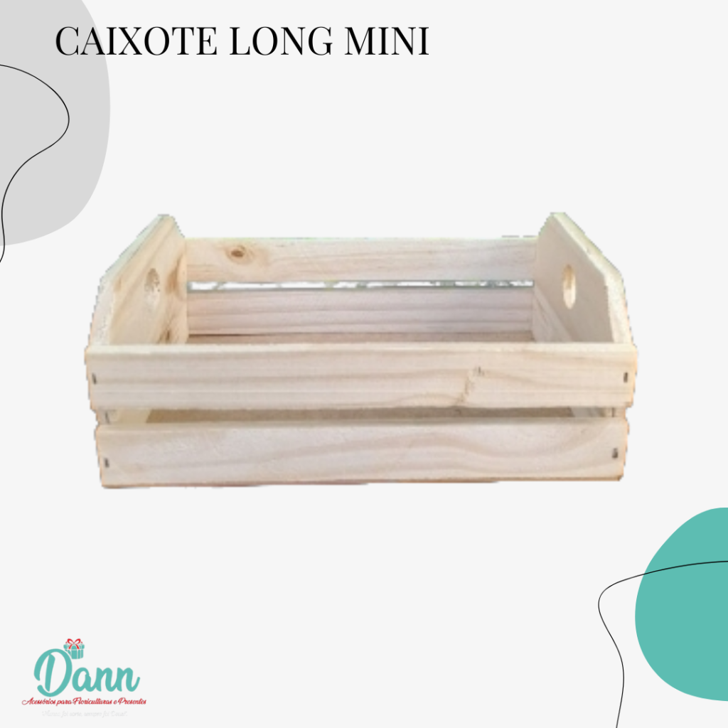 CAIXOTE LONG MINI  REF 572 TAMANHO  23X12X9