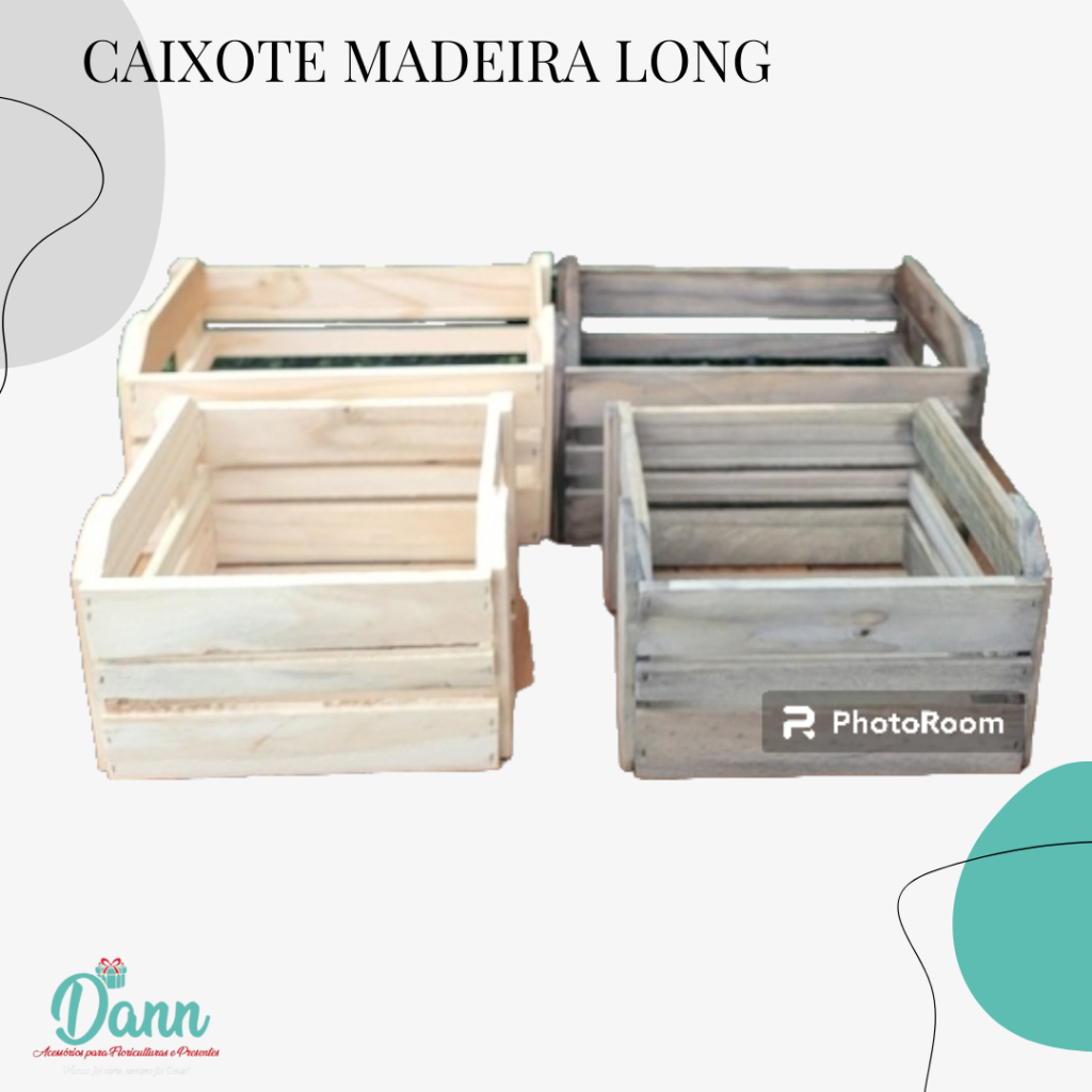 CAIXOTE MADEIRA LONG